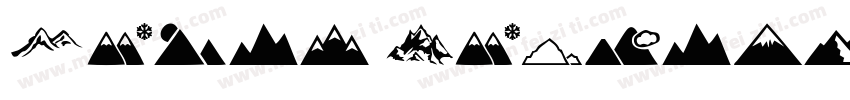 North Mountain字体转换